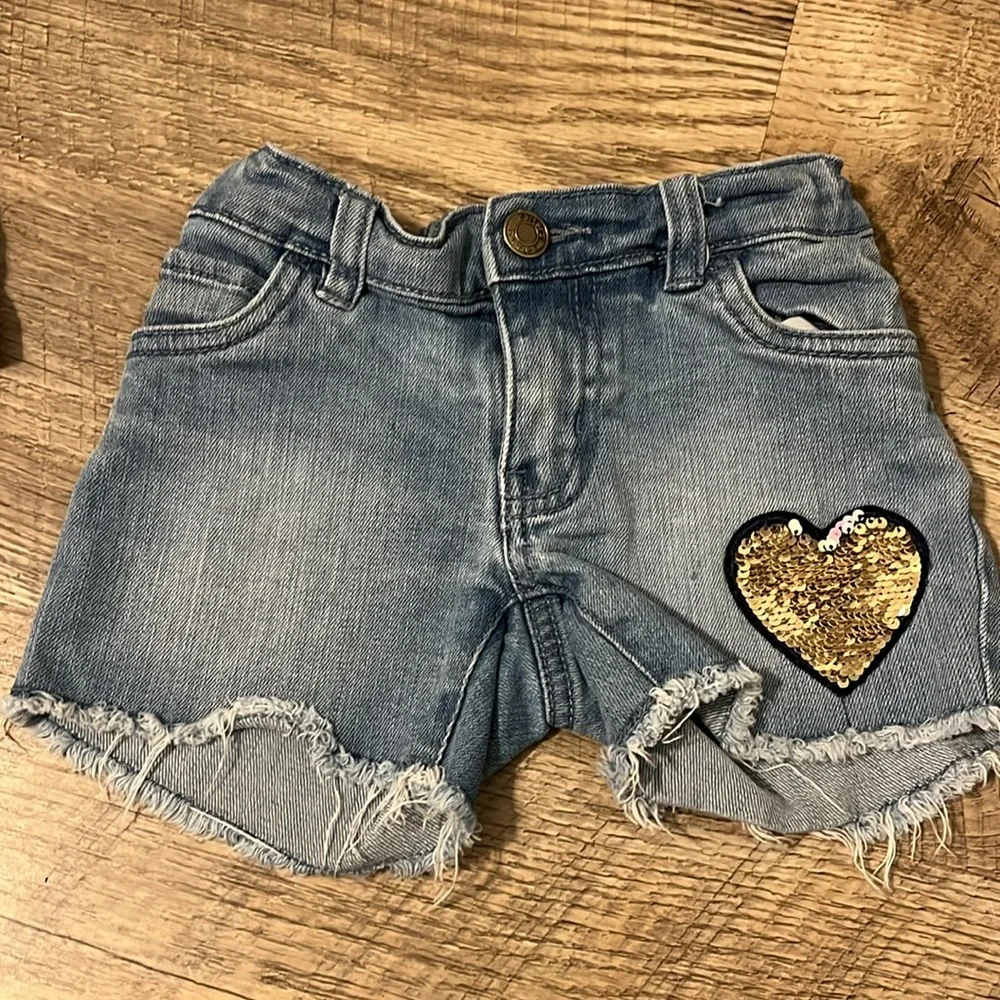 Assorted Girls Denim and‎ Cotton Shorts Set
